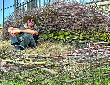 New Installation At Betty Ford Alpine Gardens Turns Discarded Natural Materials Into Art