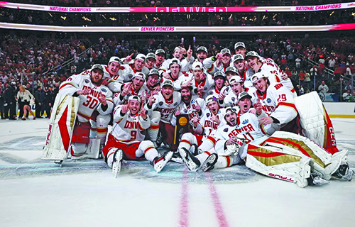 Pioneers On Top: DU Hockey ­Captures National Championship