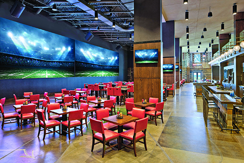 Massive 75-Foot Sports Screen At Gaylord Rockies Draws ­Glendale-Area Fans